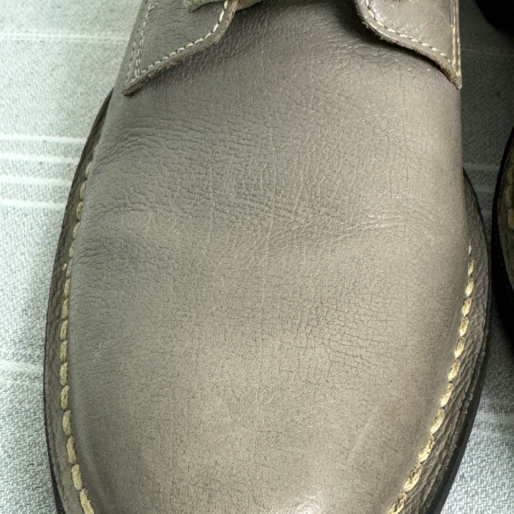 Cole Haan Men's Wingtip Oxfords Sz 7.5M Gray Leather Classic Dress Shoes - Picture 11 of 11